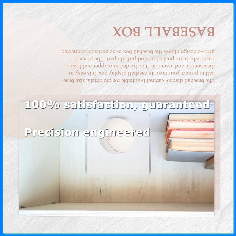 4Pcs Baseball Display Case,UV  - Display Case Acrylic ulasan dan harga