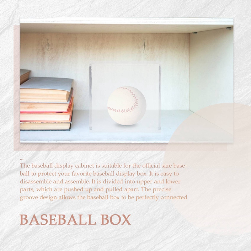 4Pcs Baseball Display Case,UV  - Display Case Acrylic ulasan dan harga