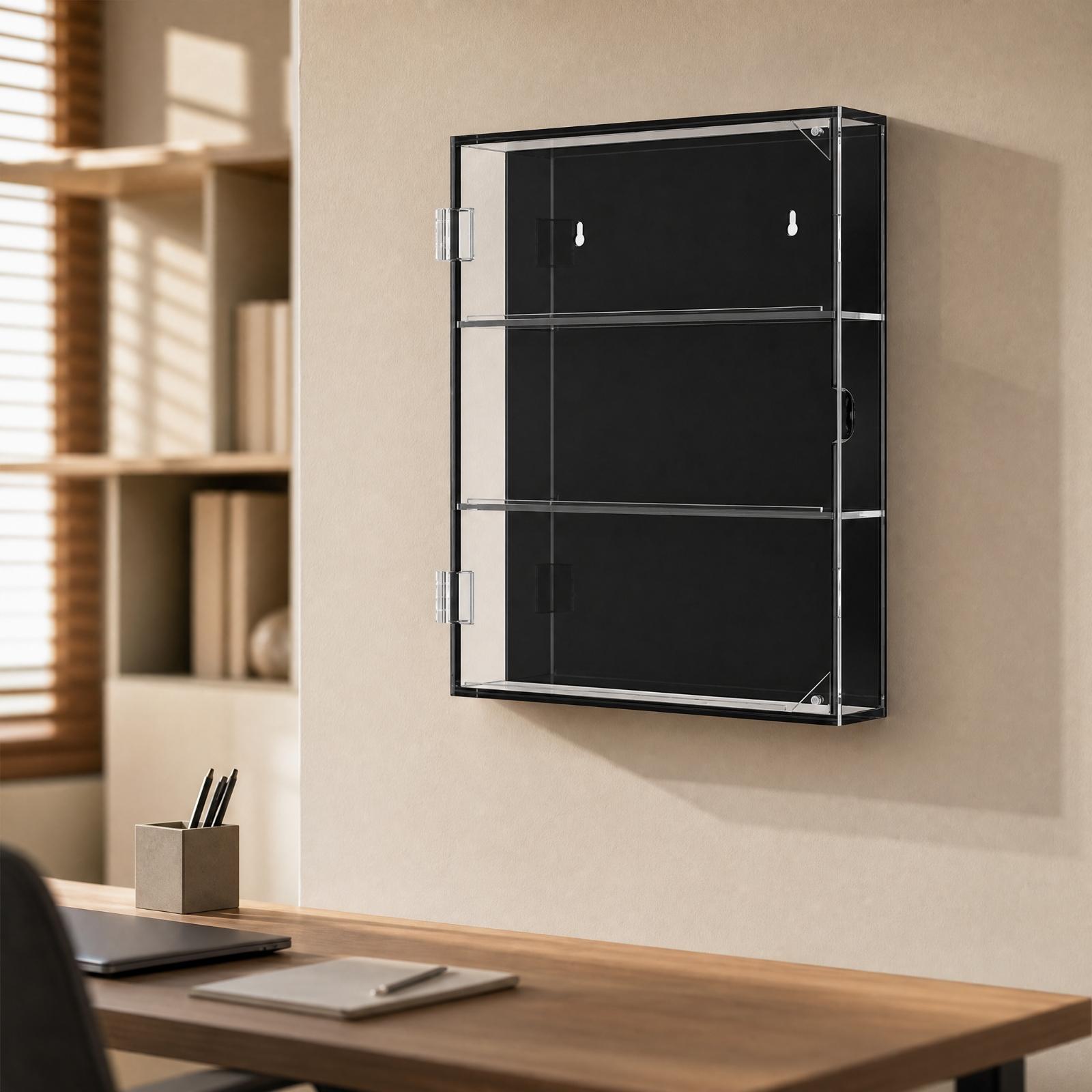 Acrylic Wall Card Display Case - Display Case Acrylic ulasan dan harga