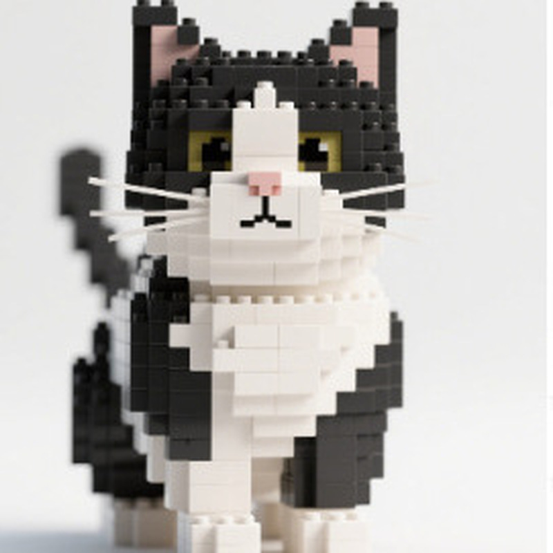Mini Building Blocks Cat Model - Building Block Mini ulasan dan harga